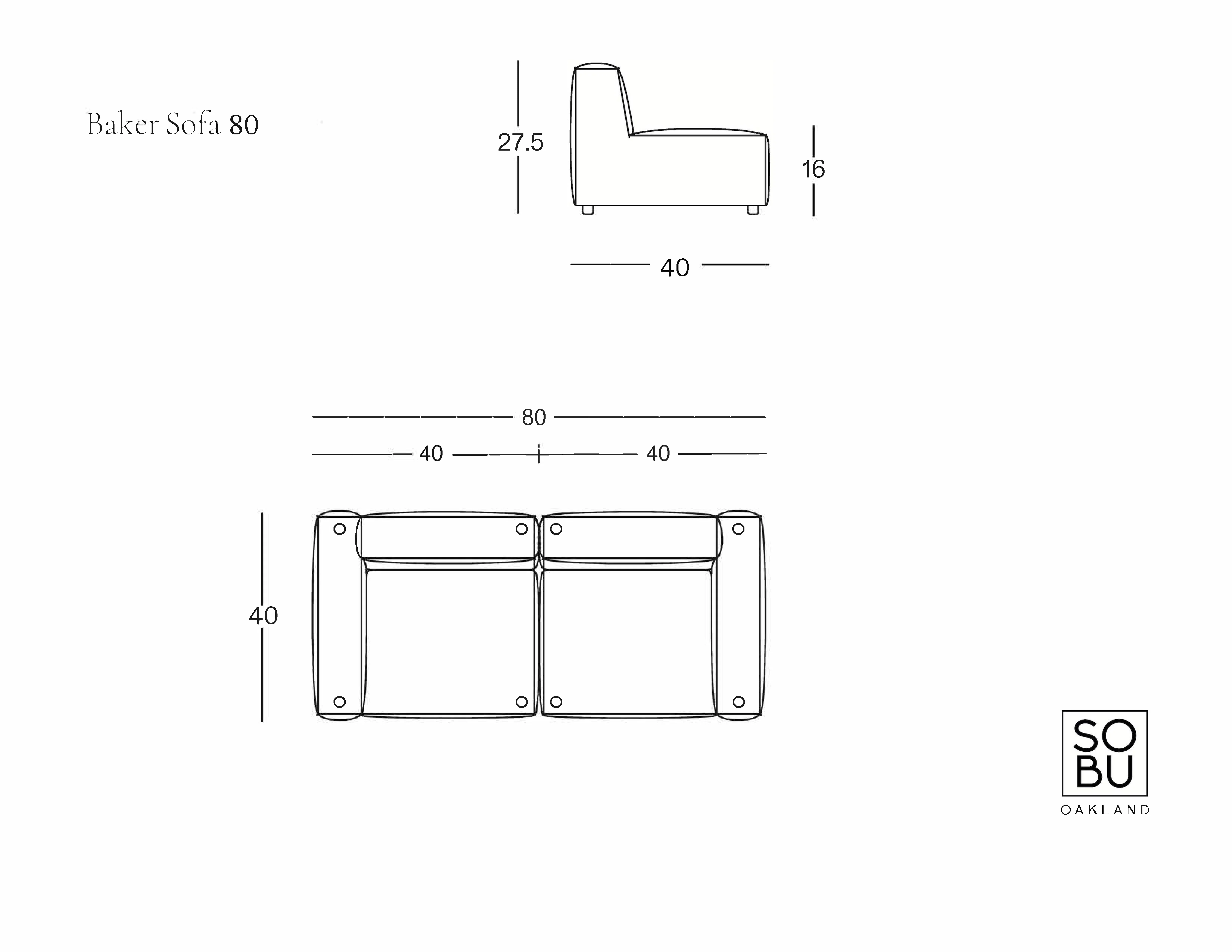 Baker Sofa | Leather - Image 4