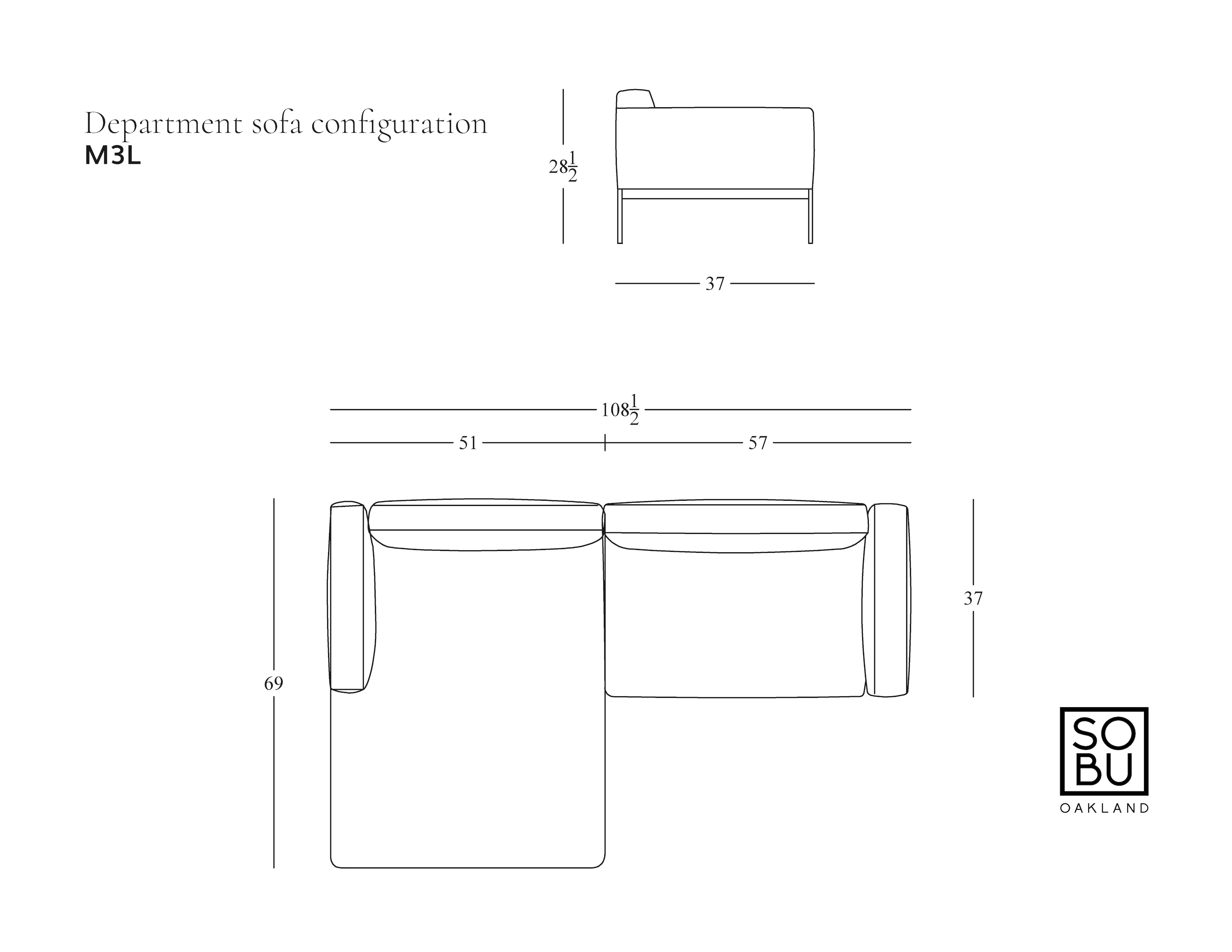 Department Modular Sofa | Fabric • M3 - Image 9