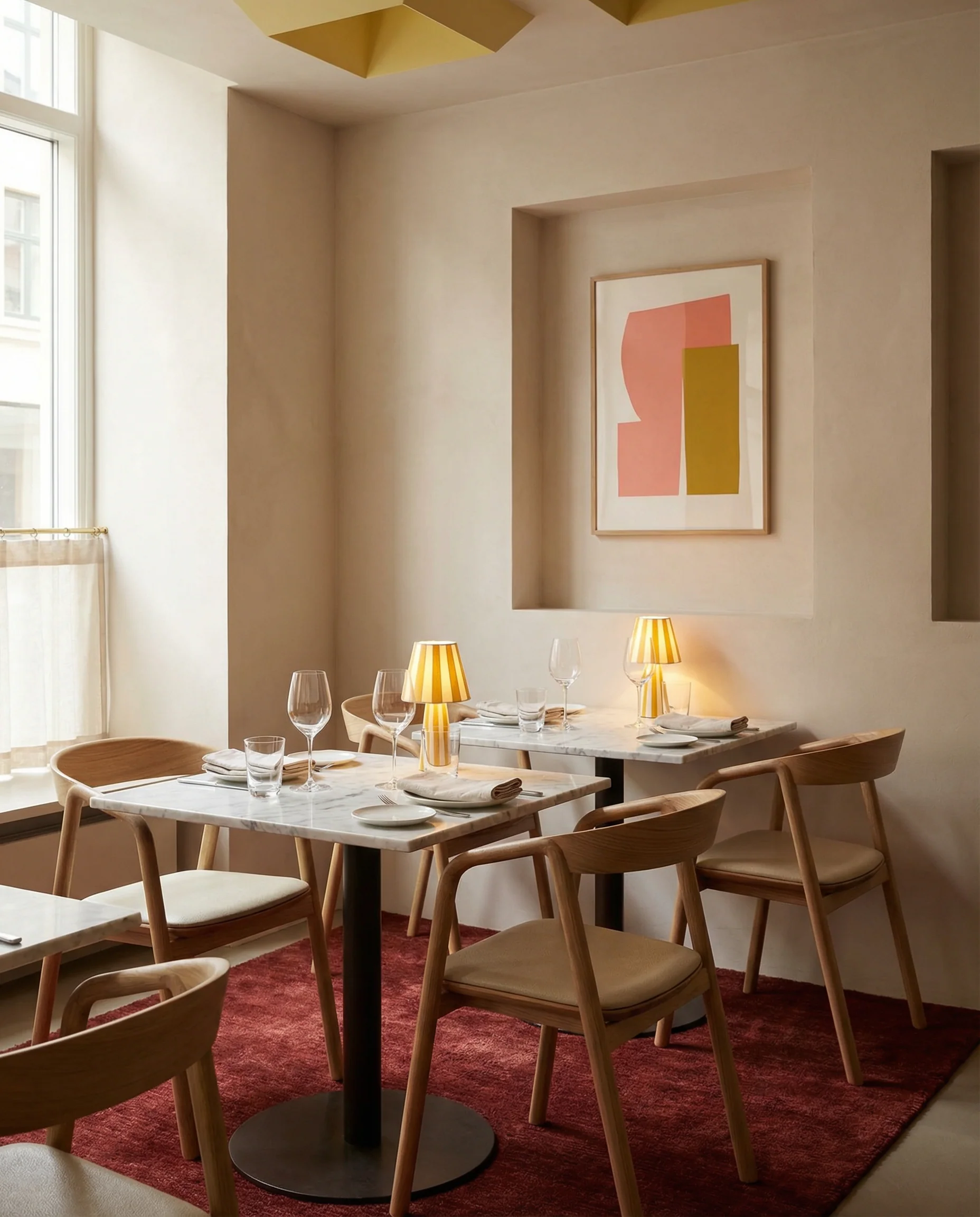 Inlay Dining Chair | Light Oak and Leather - Image 3