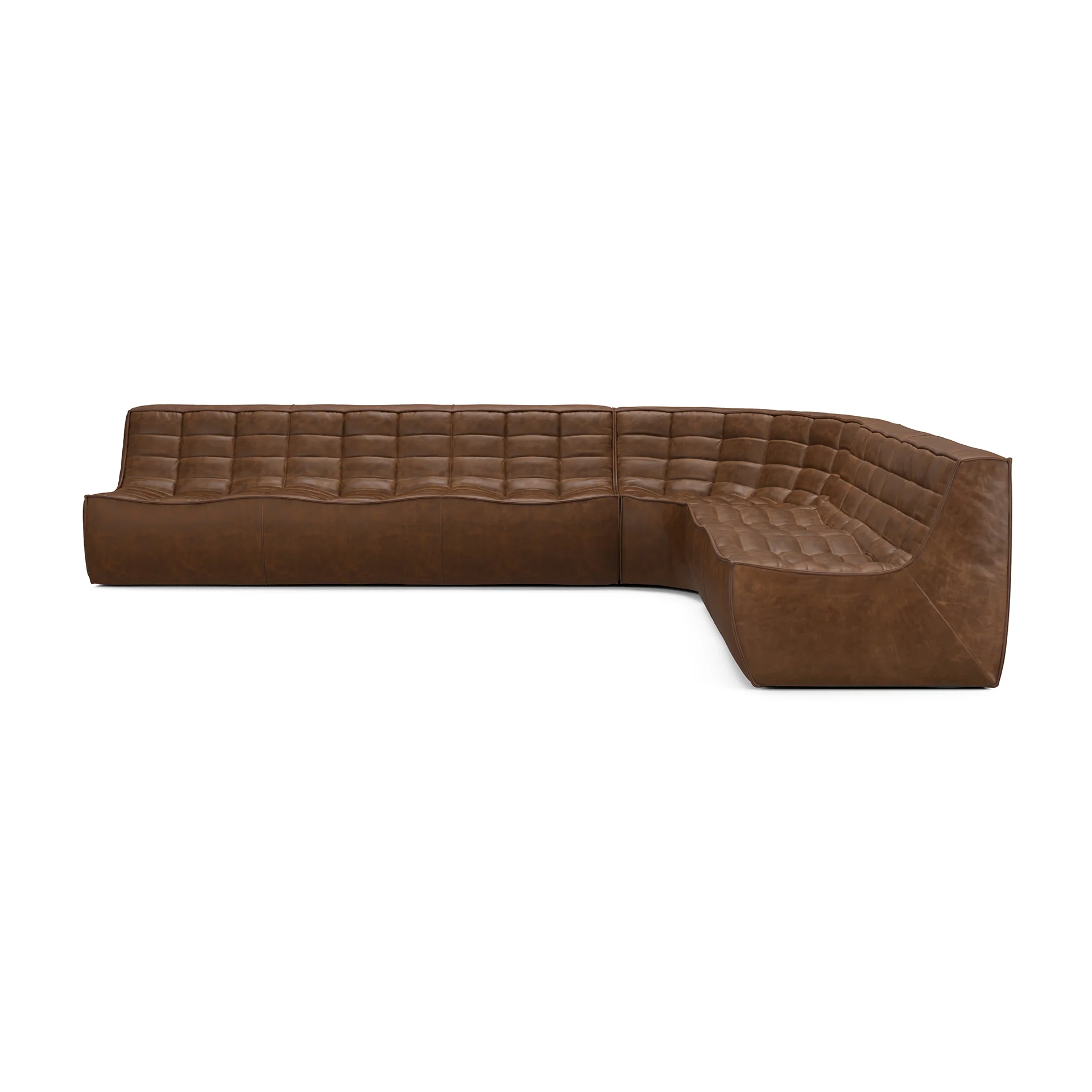 N701 Modular Sofa - Chestnut Leather - Image 32