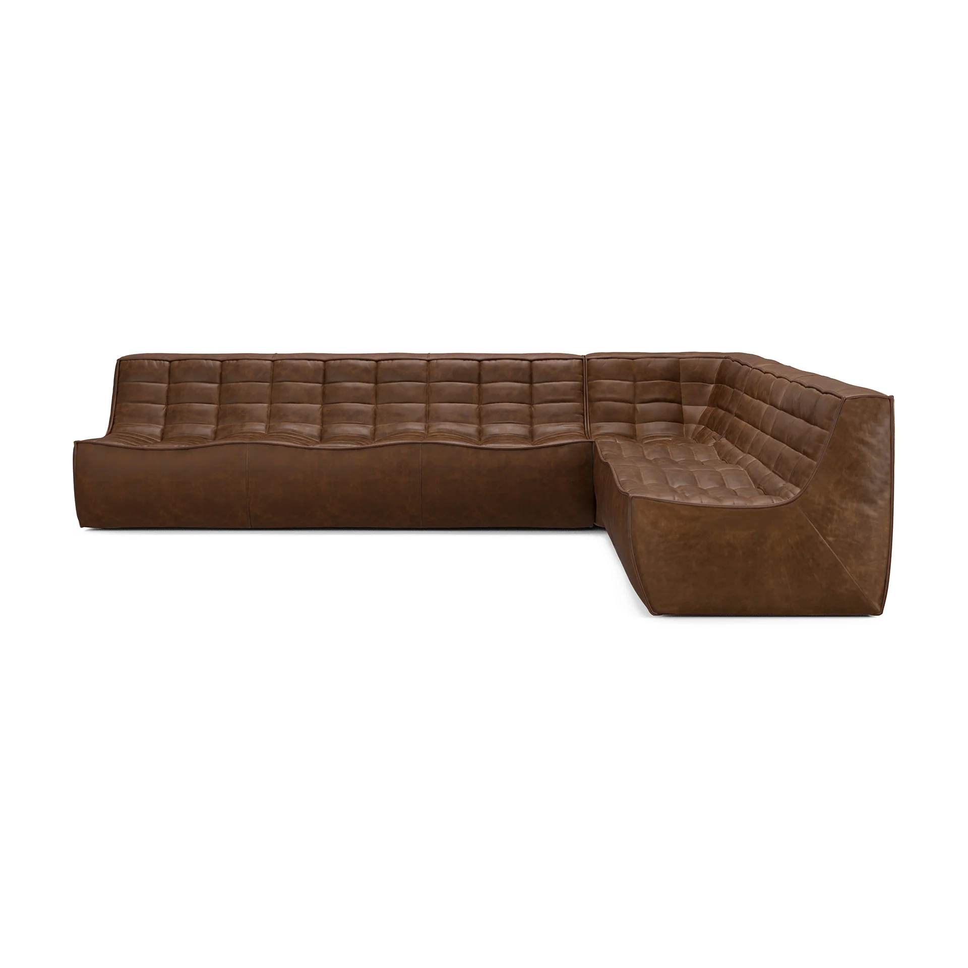 N701 Modular Sofa - Chestnut Leather - Image 33